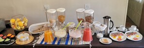 Komplett frokost hver dag (mot et tillegg)