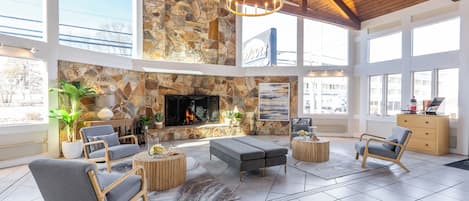 Lobby sitting area
