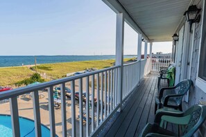 Premier Room, 2 Queen Beds, Non Smoking, Oceanfront | View from room - Sea View Inn (Old Orchard Beach)