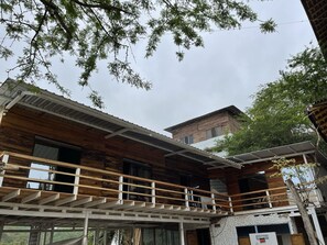 Fassade der Unterkunft