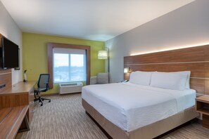 In-room safe, desk, laptop workspace, iron/ironing board