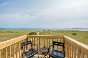 Vue depuis lâhĂ©bergement