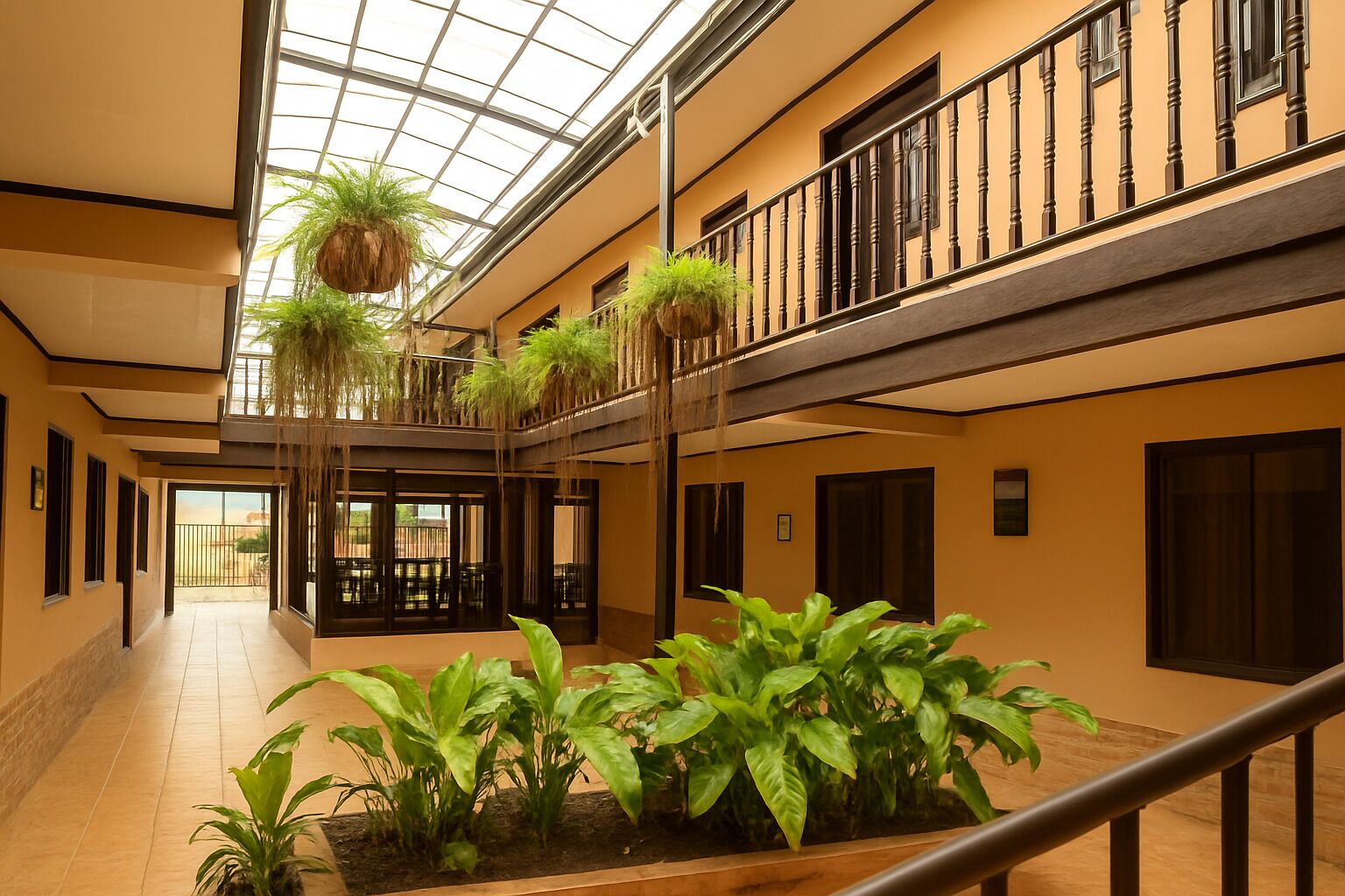 Voorkant van accommodatie