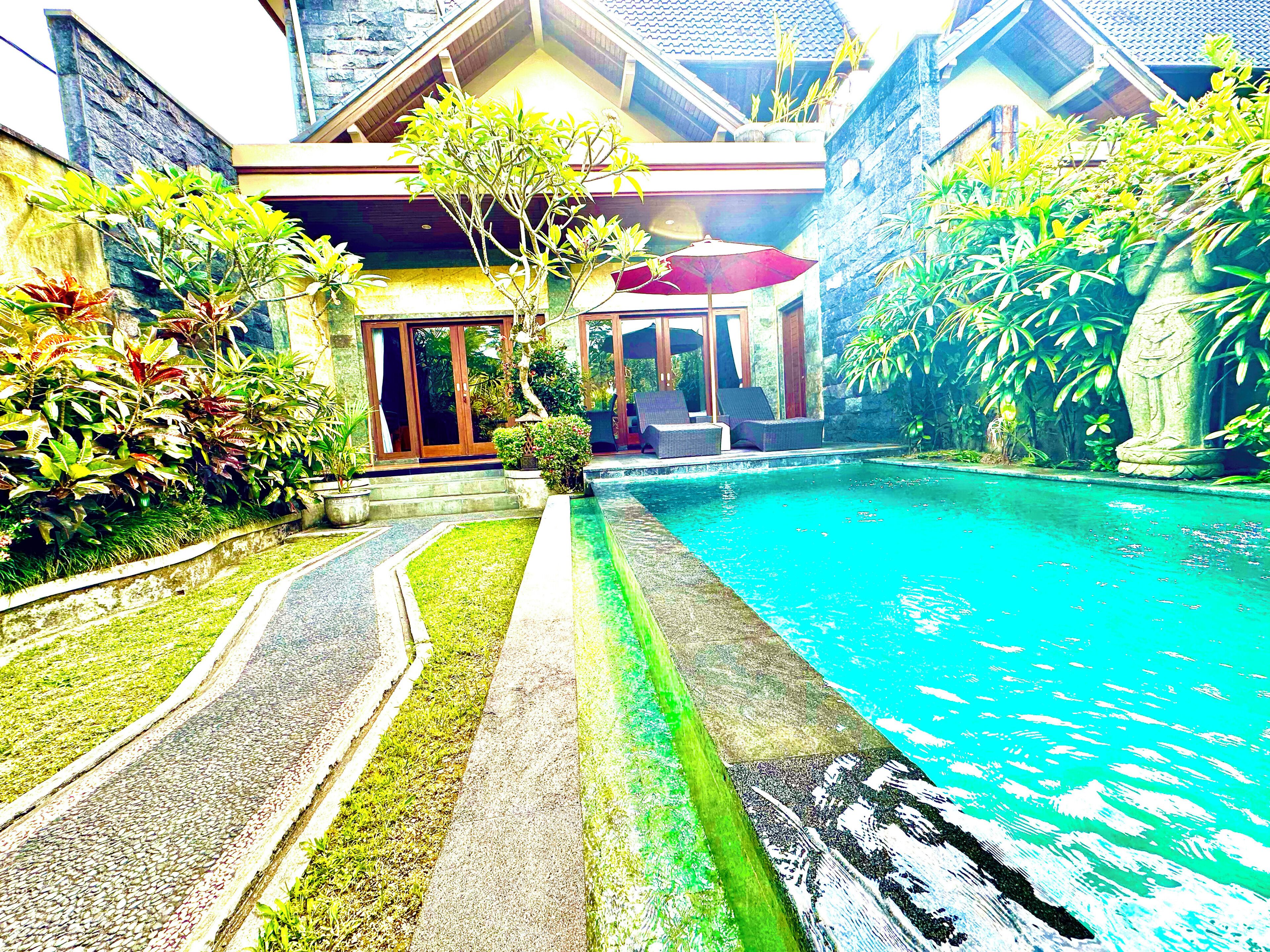 Luxury Villa, 1 Bedroom, Private Pool | Minibar, in-room safe, desk, laptop workspace