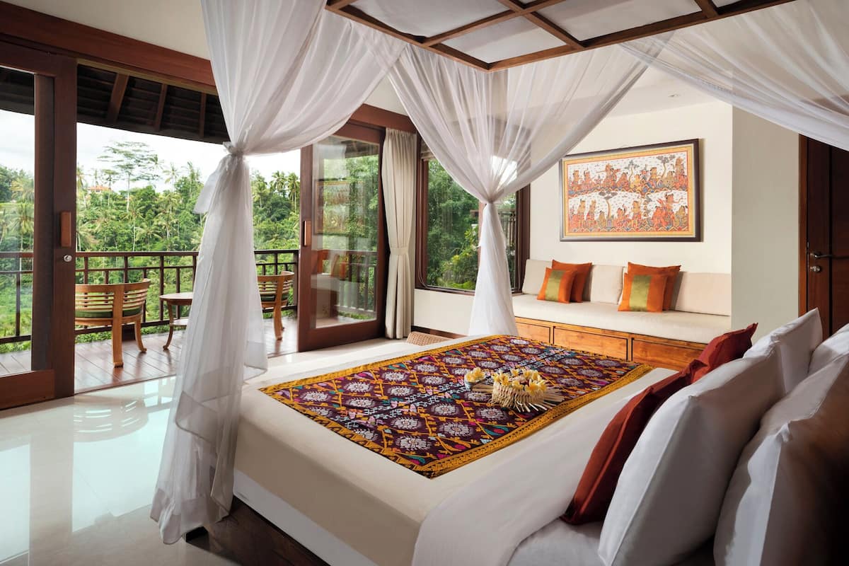Deluxe Suite Valley & Rice Field View | 1 bedroom, premium bedding, Select Comfort beds, minibar
