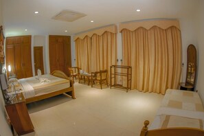 In-room safe, desk, soundproofing, free cots/infant beds