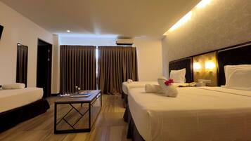 Family Quadruple Room | In-room safe, individually decorated, individually furnished