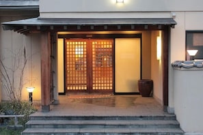 Front of property - evening/night