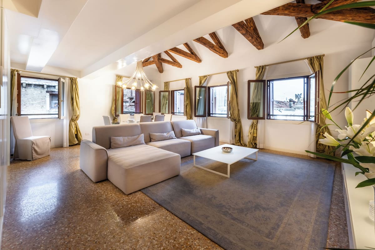 Luxury Apartment, 2 Bedrooms | Living area | Flat-screen TV