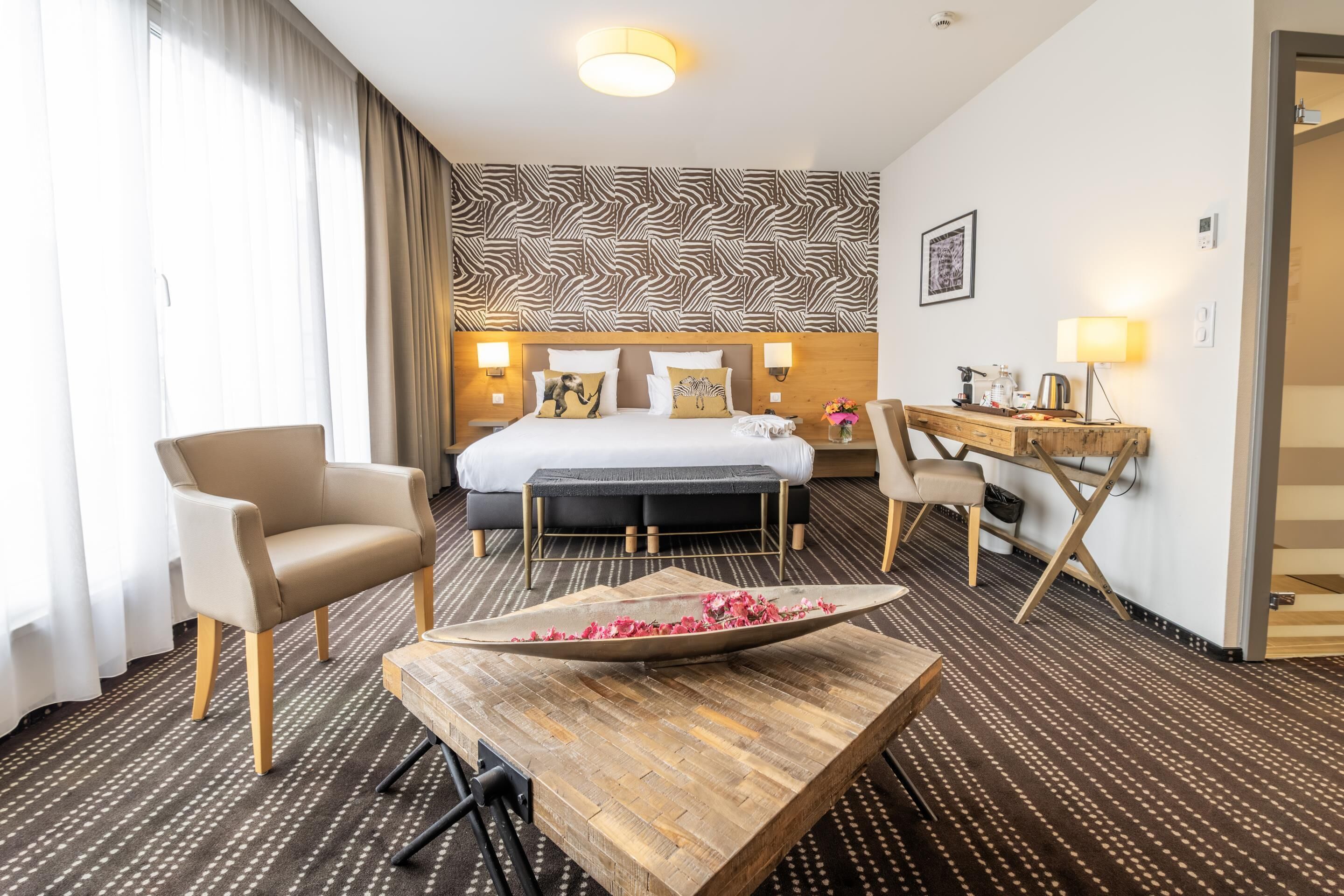 comfort double room | premium bedding, in-room safe, individually decorated, desk