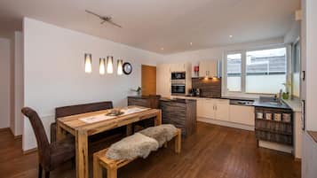 Apartment, 2 Bedrooms, Balcony (exkl. Final cleaning and city tax) | Living area | Flat-screen TV, heated floors