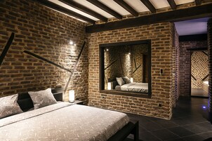 Cobertura luxo, 2 quartos, terraço | Roupas de cama premium, quartos à prova de som