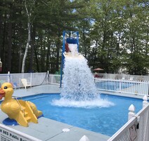 Seasonal outdoor pool