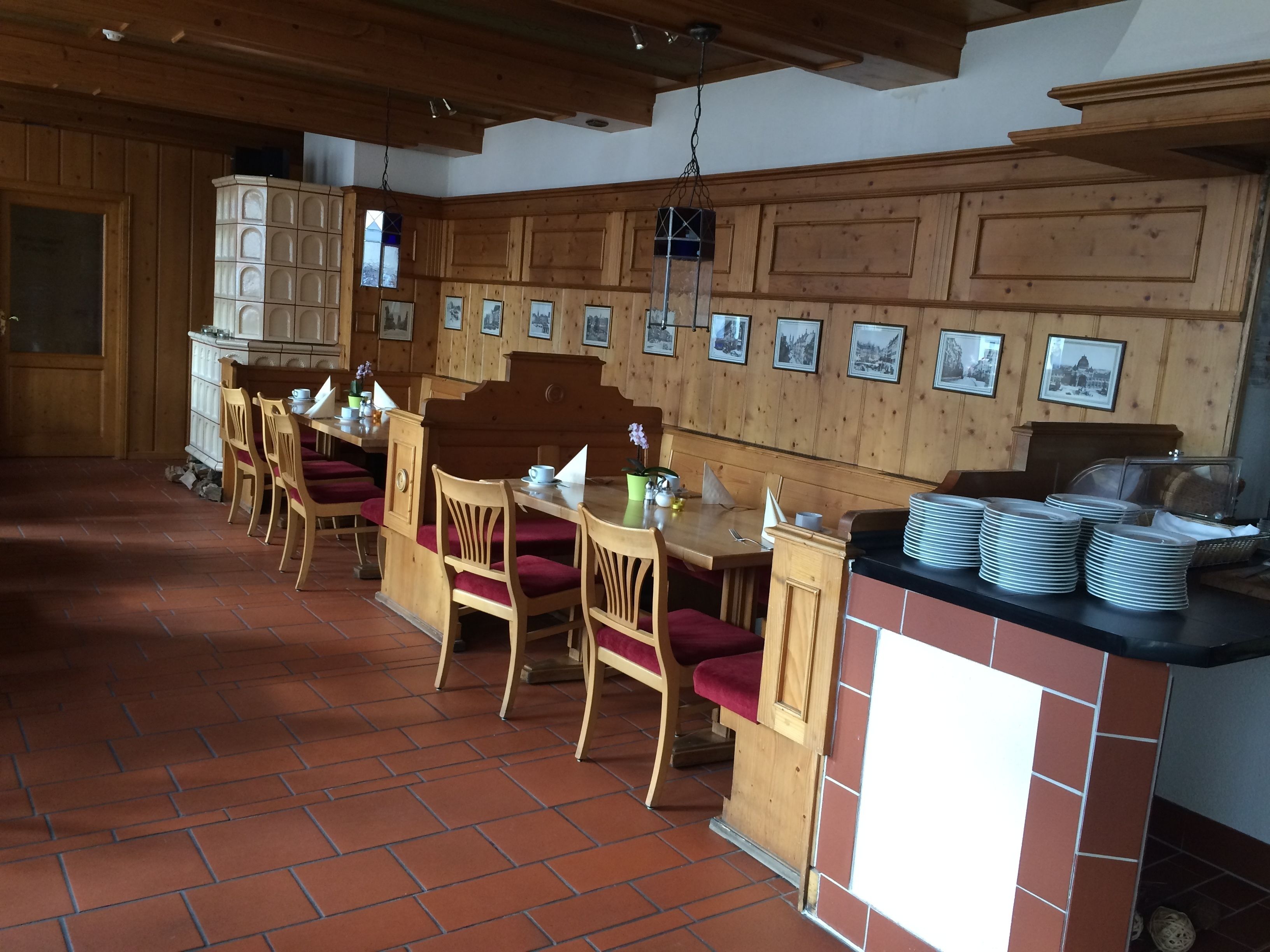 daily buffet breakfast (eur 14 per person)