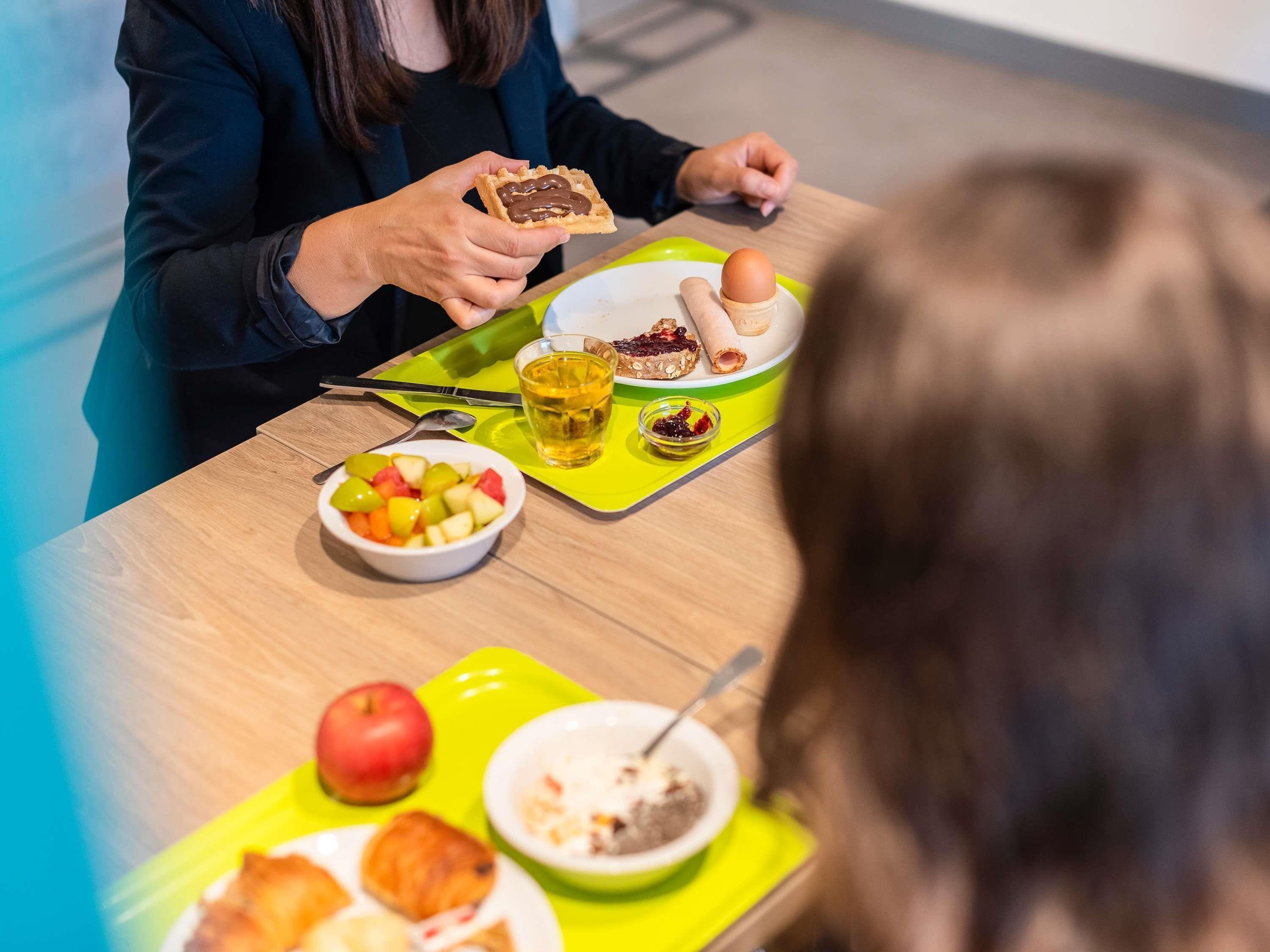 daily buffet breakfast (eur 9.5 per person)