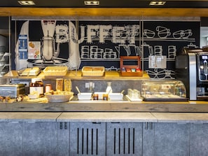Daily buffet breakfast for a fee
