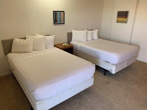 Room, 2 Double Beds | Desk, free WiFi, bed sheets