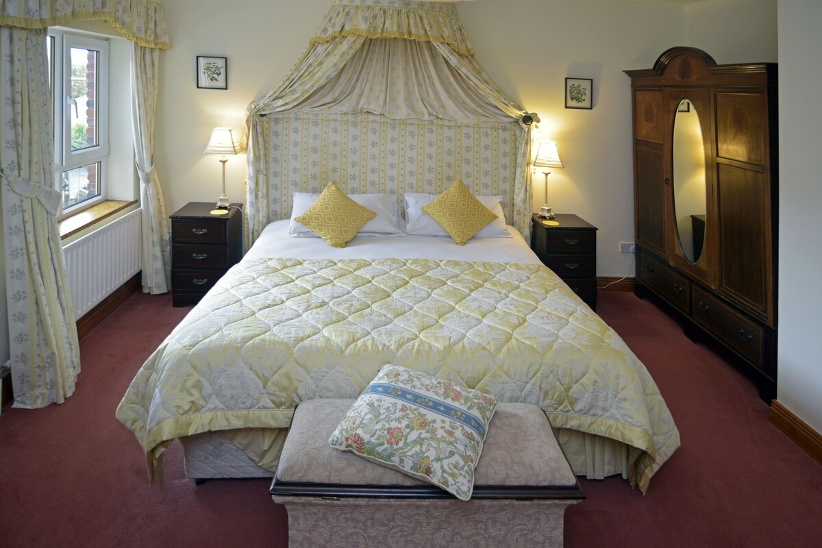 Chambre Double Deluxe, 1 très grand lit, vue jardin