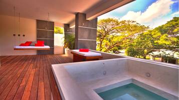 Royal Suite, 1 King Bed, Jetted Tub, Poolside | Terrace/patio