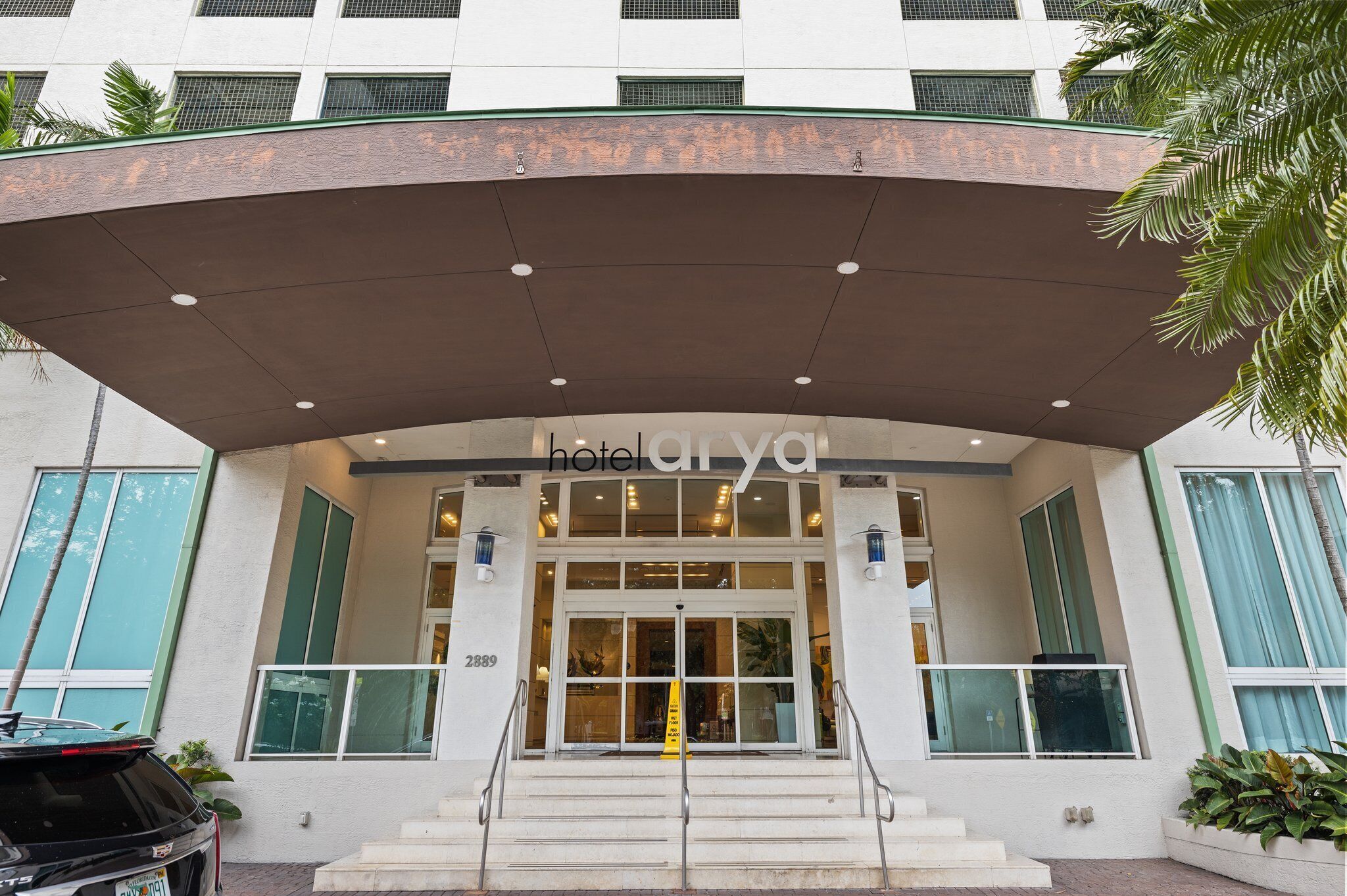 Façade de l’hébergement