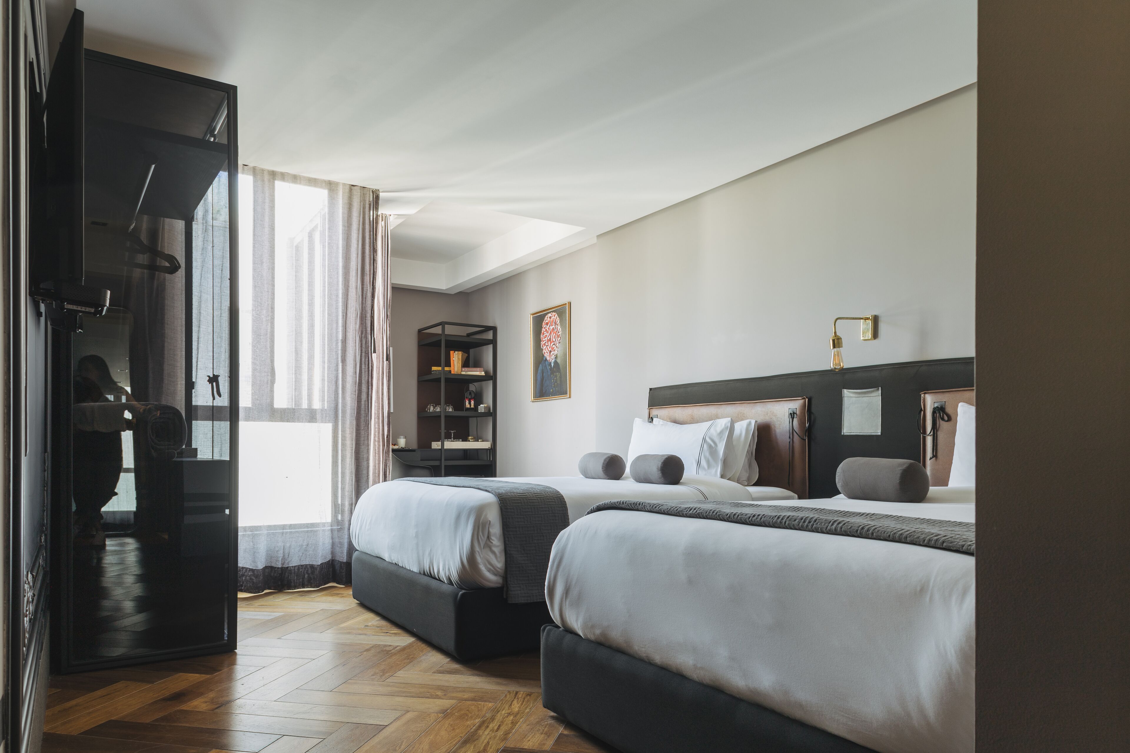 Double Room, 2 Queen Beds | Egyptian cotton sheets, premium bedding, down comforters