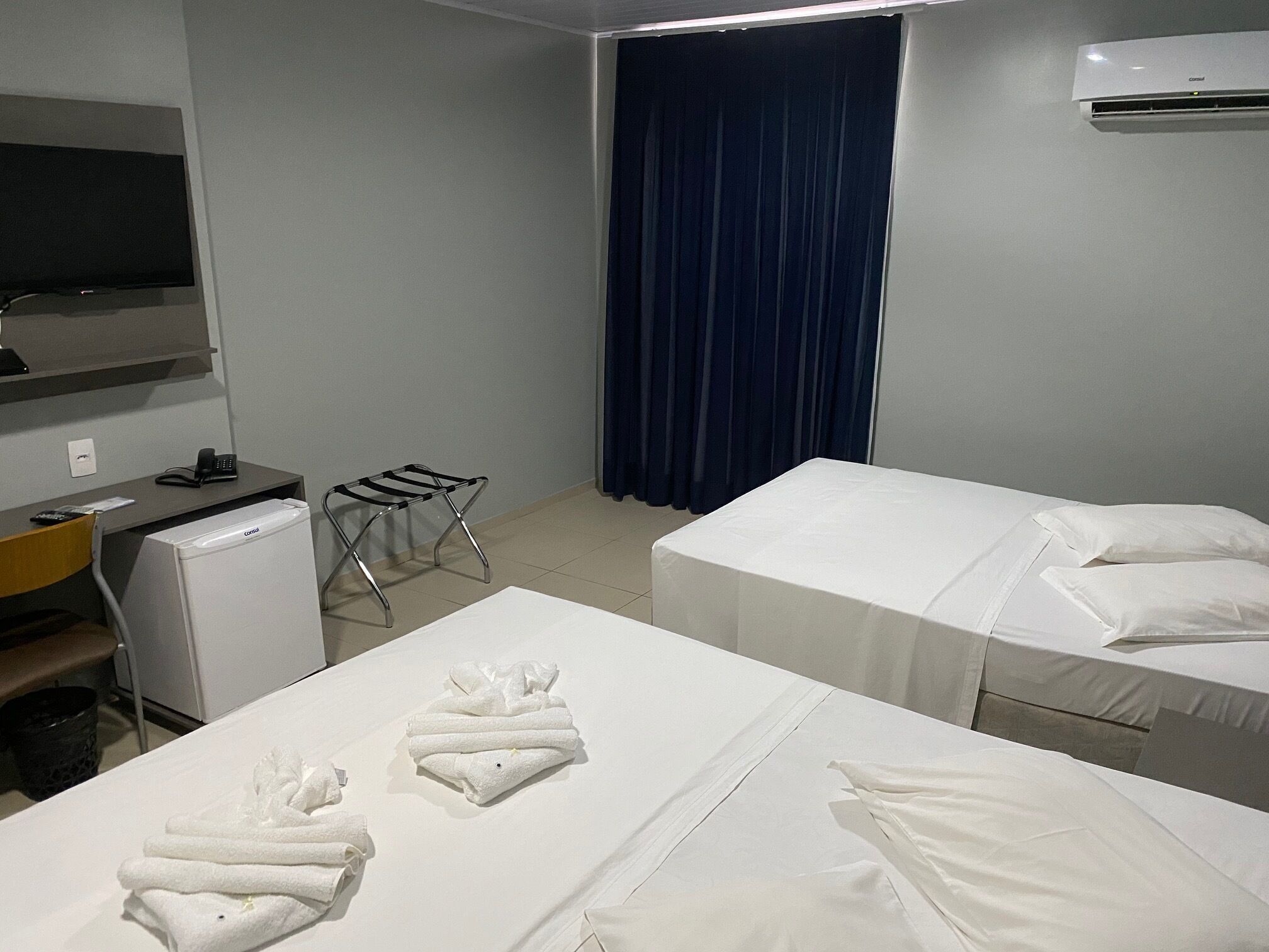 Minibar, in-room safe, desk, blackout drapes