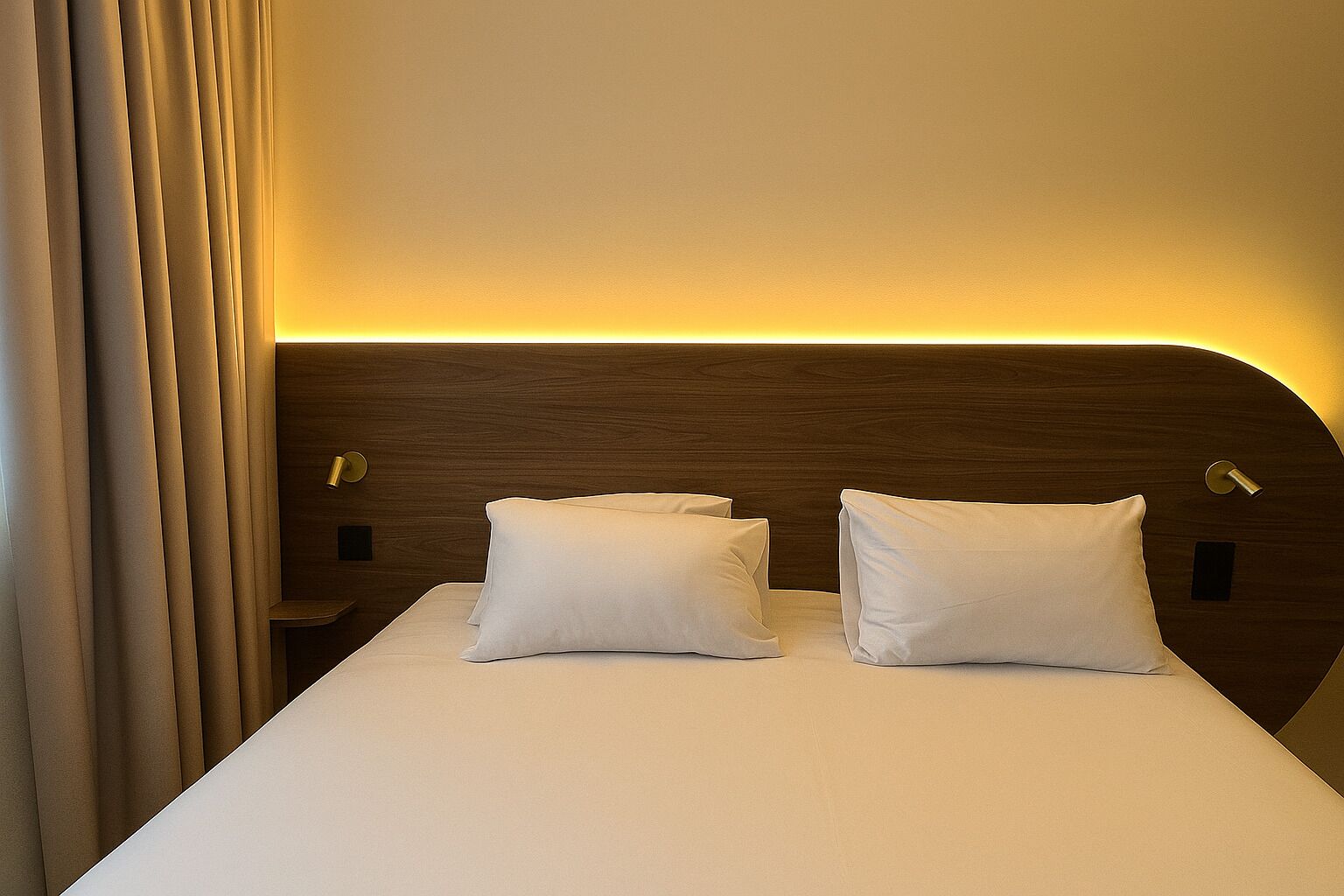 Escritorio, cunas gratuitas, wifi gratis y ropa de cama 