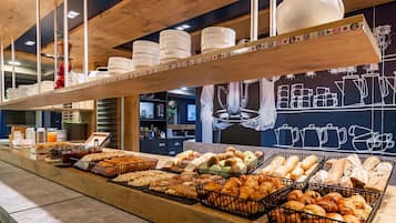 Daily buffet breakfast for a fee