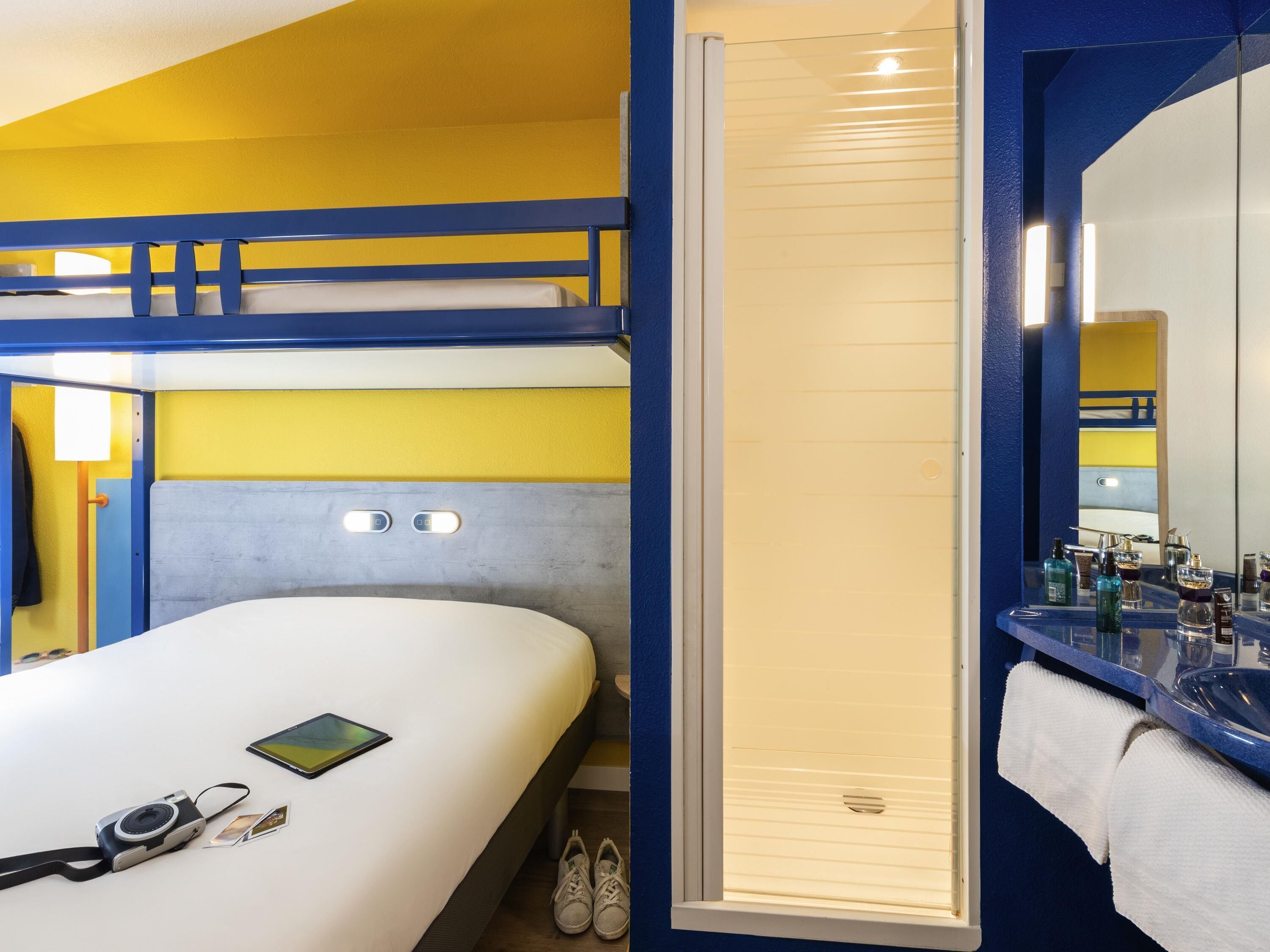 Dreibettzimmer, 3 Einzelbetten