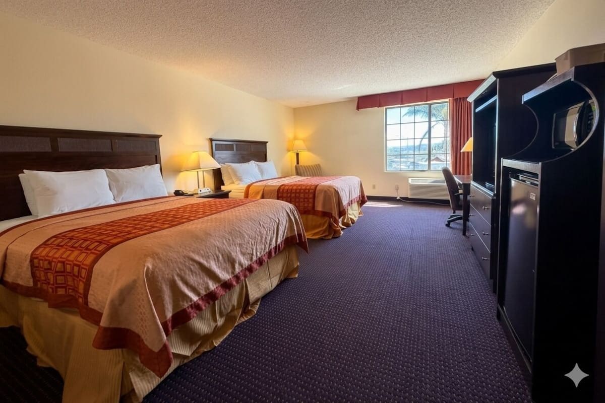 Standard Double Room, 2 Queen Beds, Non Smoking