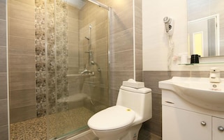 Standard Double Room | Bathroom | Shower, free toiletries, hair dryer, slippers