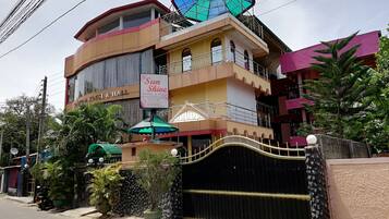 Voorkant van accommodatie