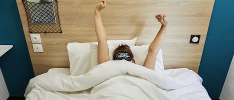 Rum - 1 dubbelsäng - privat badrum (Cabrio) | Skrivbord, gratis wi-fi och sängkläder