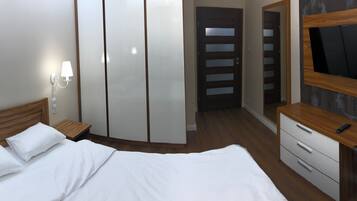 3 bedrooms, premium bedding, in-room safe, individually decorated