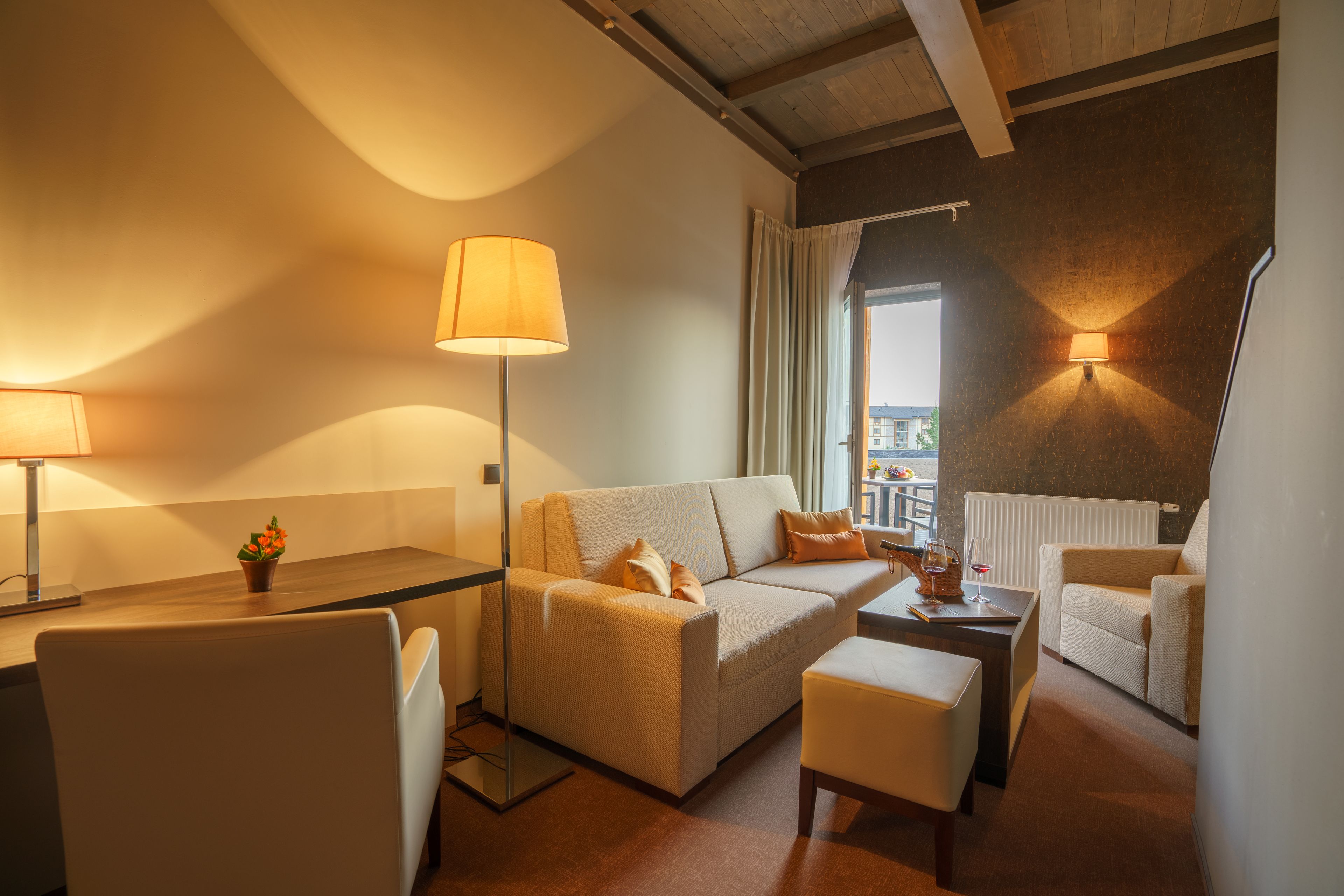 family superior | living area | flat-screen tv