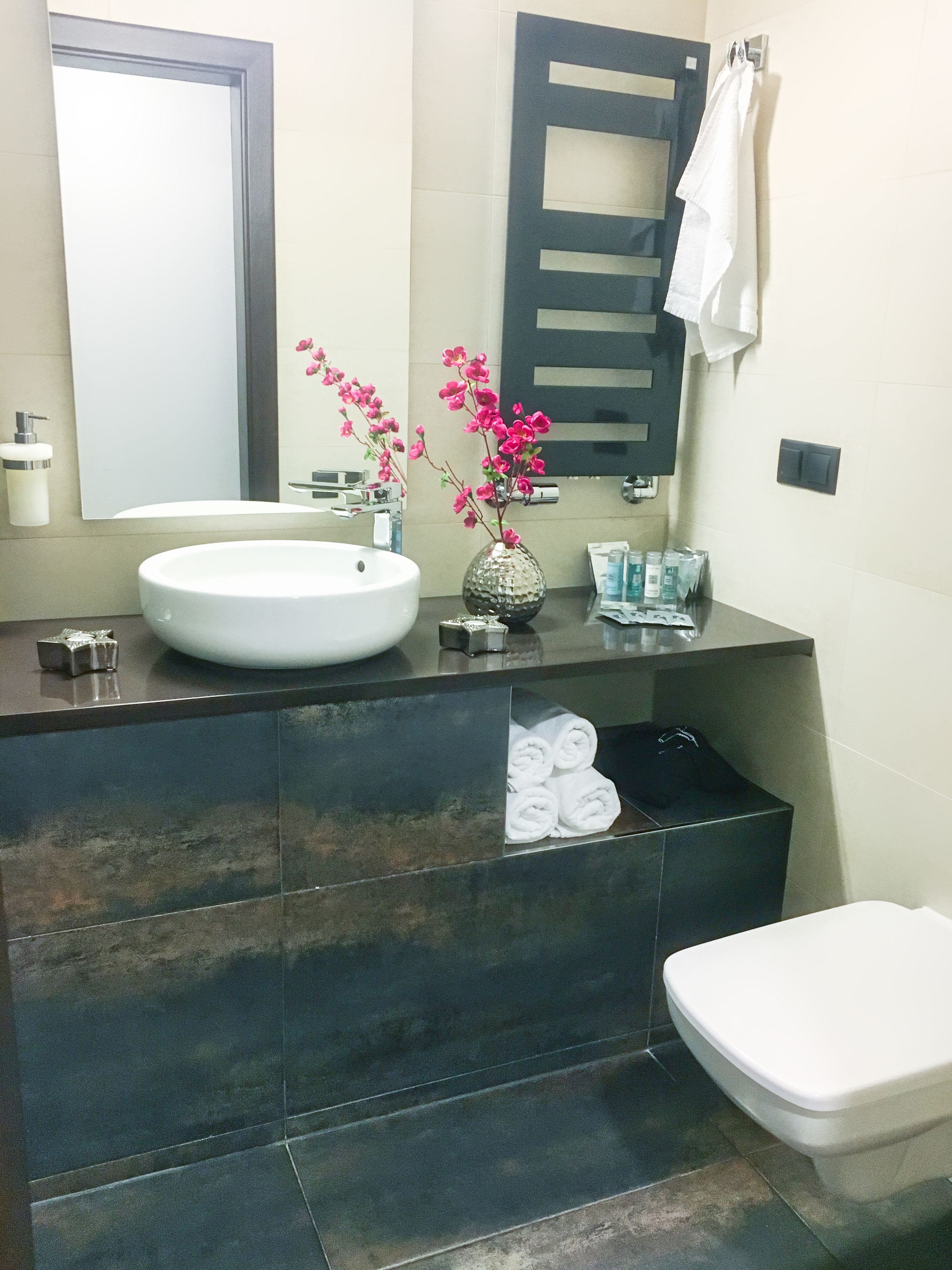 exclusive suite | bathroom | shower, free toiletries, hair dryer, bathrobes