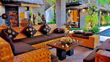 Villa, 1 Bedroom, Private Pool | Living room