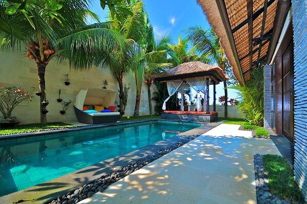 Villa, 2 Bedrooms, Private Pool | Terrace/patio - The Zala Villa (Canggu)