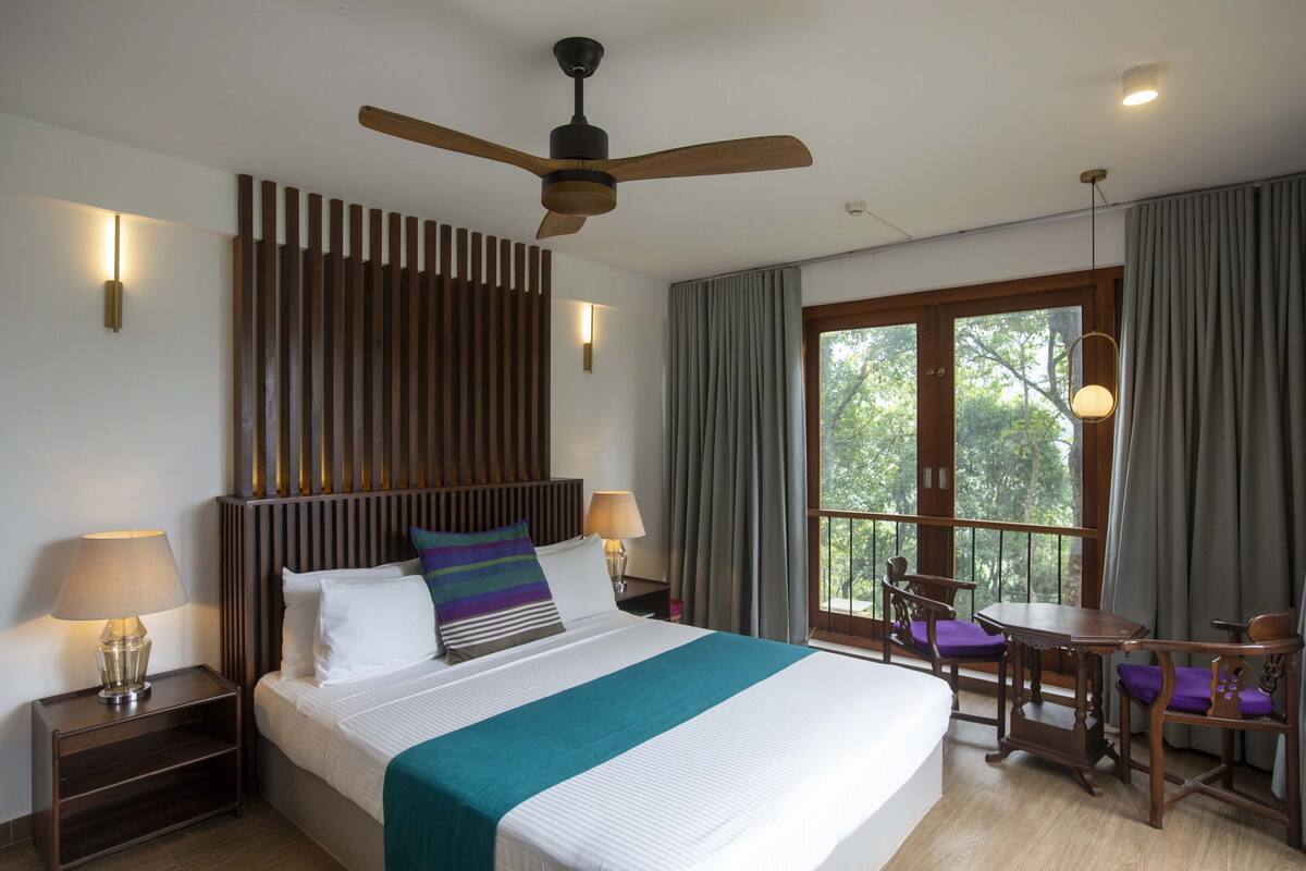 Phòng đôi Deluxe | Màn/rèm cản sáng, phòng cách âm, bàn ủi/dụng cụ ủi quần áo 