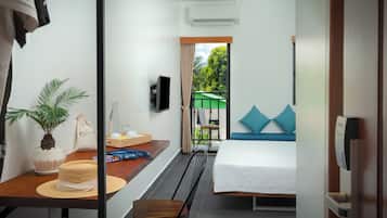 Quarto casal standard, 1 cama de casal | Escrivaninha, quartos à prova de som, Wi-Fi de cortesia, roupa de cama