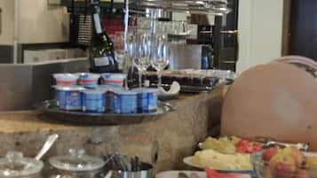Daily buffet breakfast (EUR 7 per person)