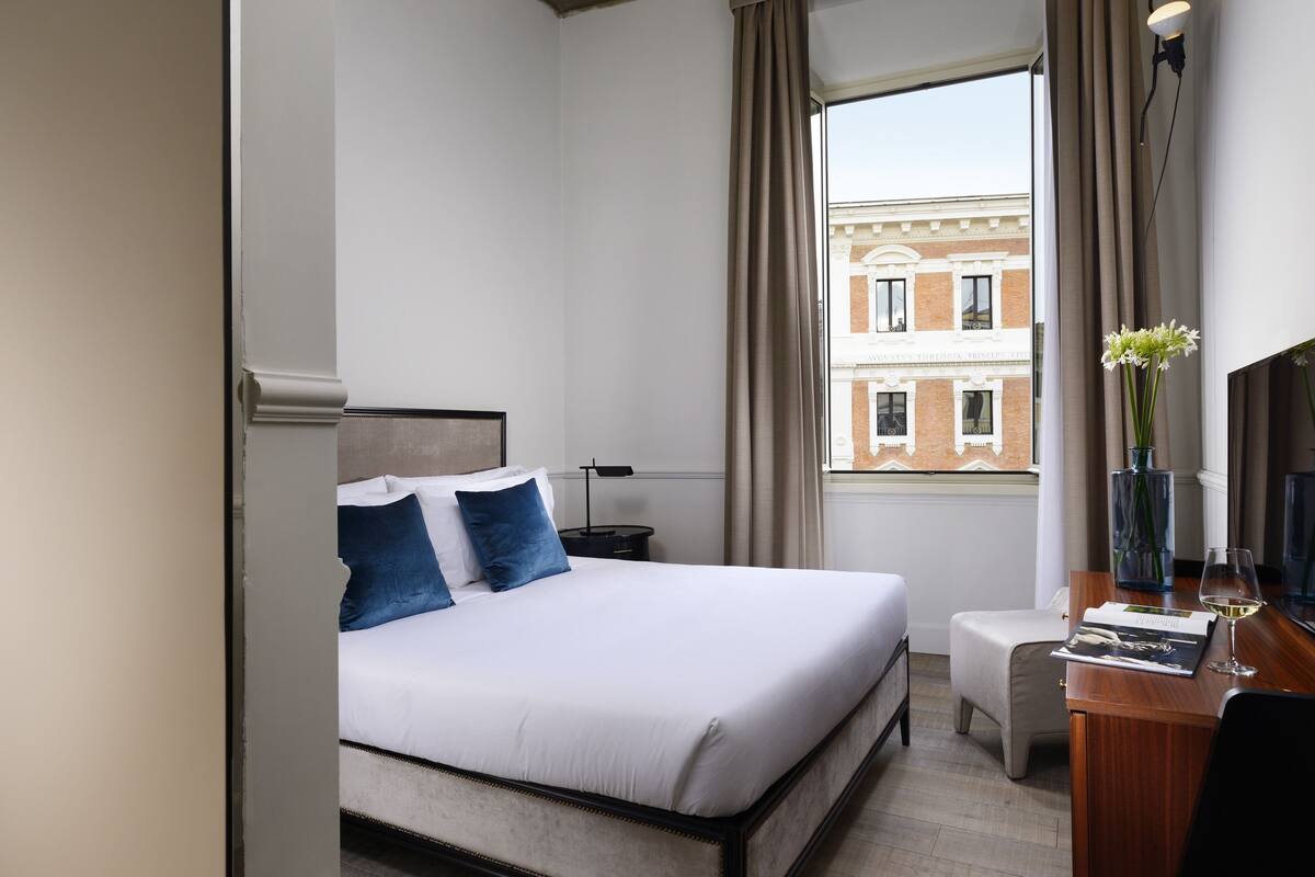 Biancheria da letto di alta qualità, minibar, una cassaforte in camera