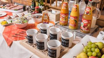 Free buffet breakfast