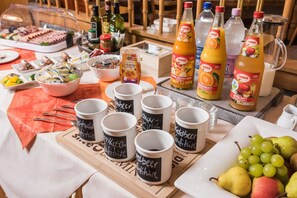 Frokostbuffé er inkludert