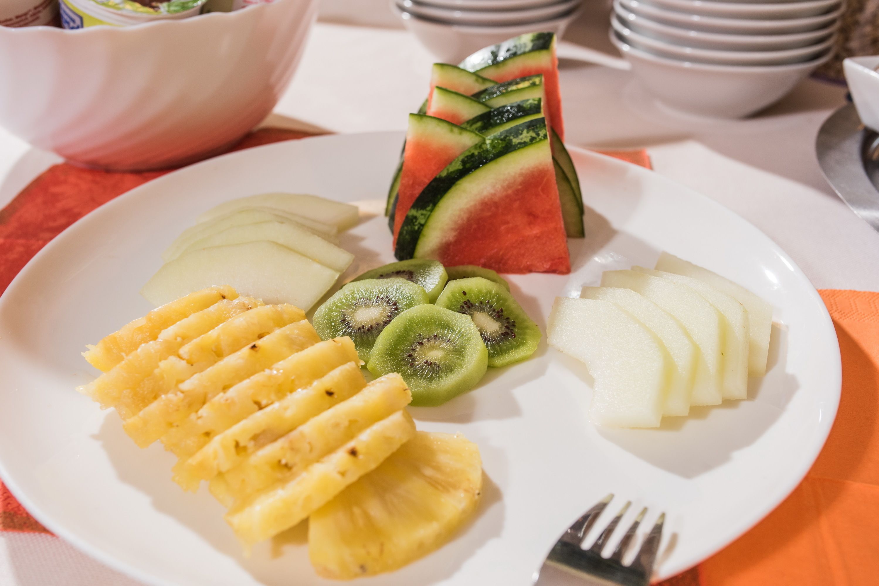 Free buffet breakfast