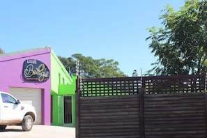 Entrada de l'allotjament