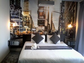 Habitación estándar | Escritorio, tabla de planchar con plancha y wifi gratis 