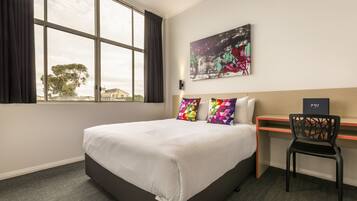 Desk, iron/ironing board, free WiFi, bed sheets