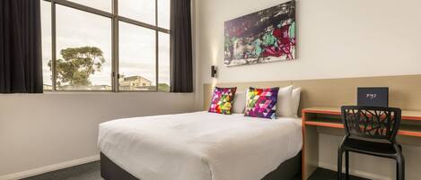 Desk, iron/ironing board, free WiFi, bed sheets