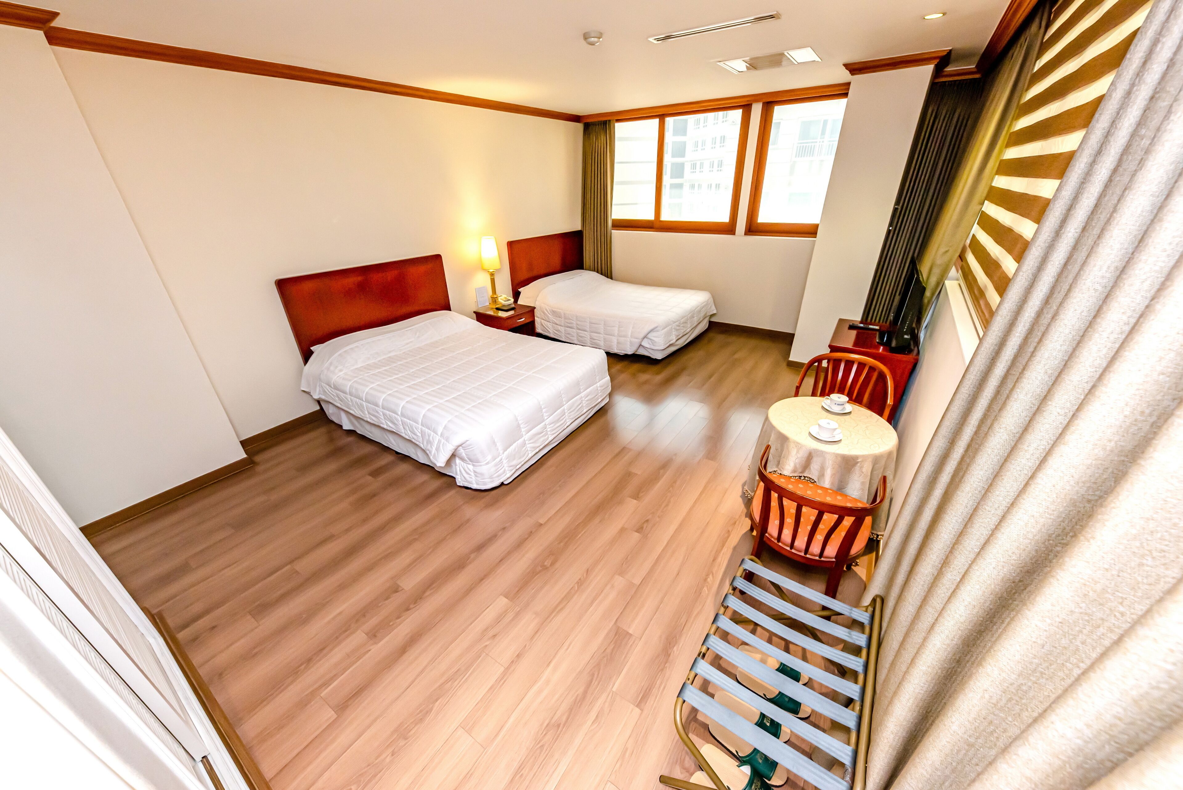 deluxe double room | premium bedding, blackout curtains, free wifi, bed sheets